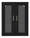 Wandhangeschrank schwarz 69,5 x 34 x 90 cm