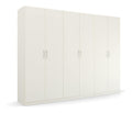 Quadra-Spin Pure, Kleiderschrank, Farbe Wei , Breite 271 cm