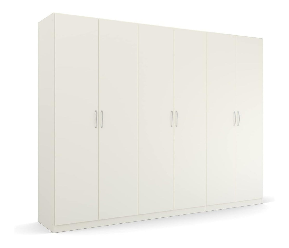 Quadra-Spin Pure, Kleiderschrank, Farbe Wei , Breite 271 cm