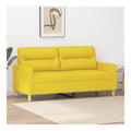 2-Sitzer-Sofa, hellgelb, 140 cm, aus Stoff, Mobel, Gartensofa, Bett fur Terrasse, Au enbereich, Mobel