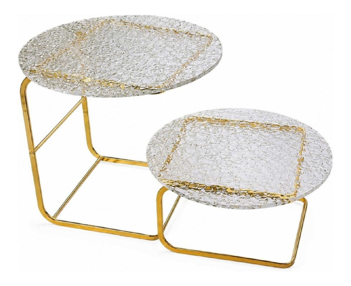 Desststand mit Metallgestell Geometrisch Desststand Elegant Buffet-Stand fur Hochzeit