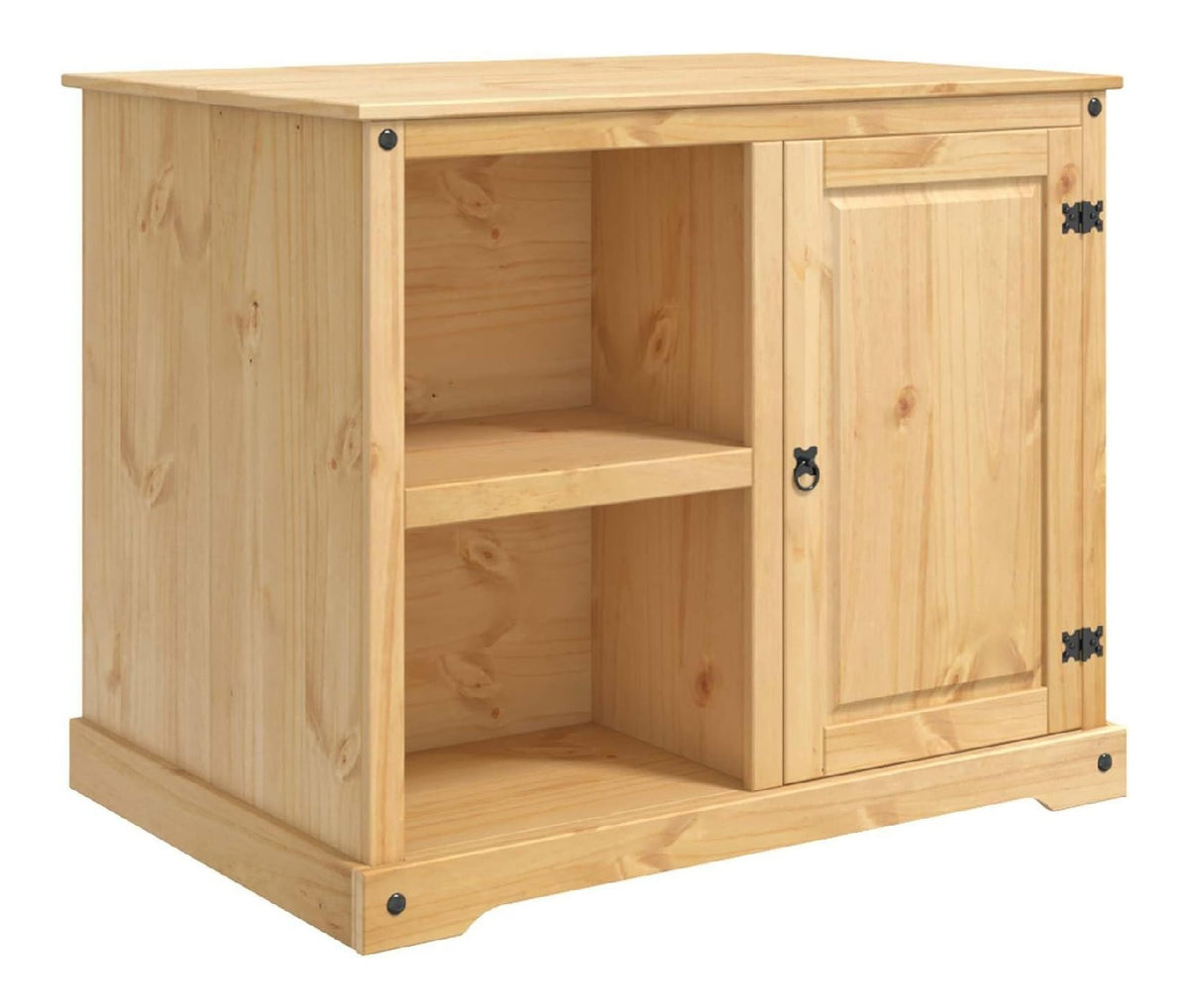 Kuchenwagen 2er Set Kiefer massiv 112x77x91.5 cm Honigwachs
