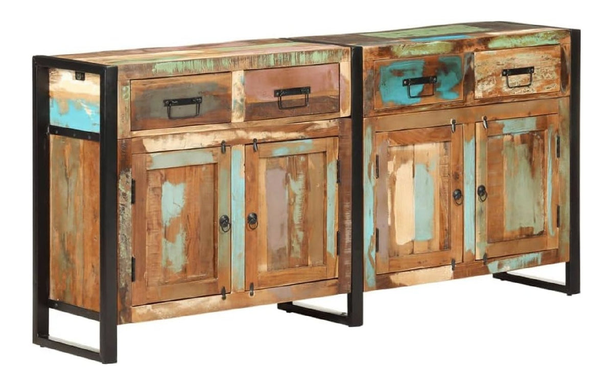 Sideboard 172x35x80 cm Altholz Massiv